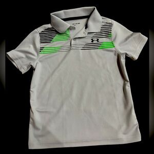 Boys short sleeve polo shirt.